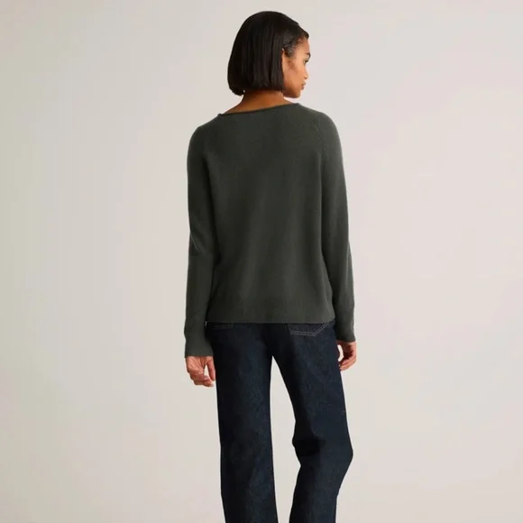 Quince L Mongolian Cashmere Boatneck Sweater - Picture 3 of 14